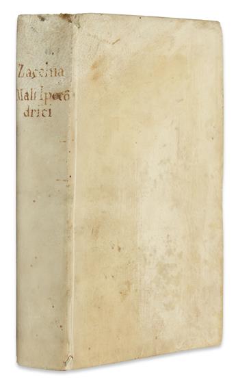 ZACCHIA, PAOLO. De Mali Hipochondriaci Libri Tre.  1651